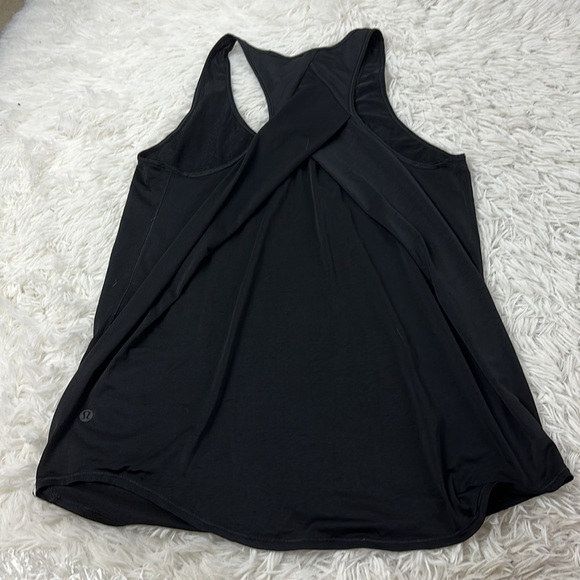 Lululemon Essential Tank Pleated *Jersey Black - Picture 6 of 7